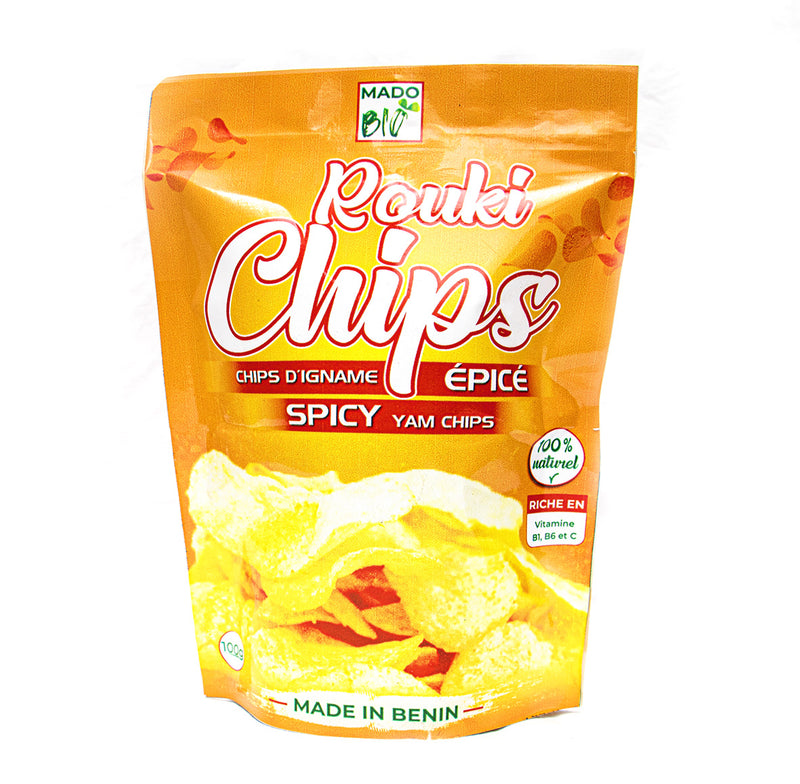 MADO BIO- Rouki chips igname épicé