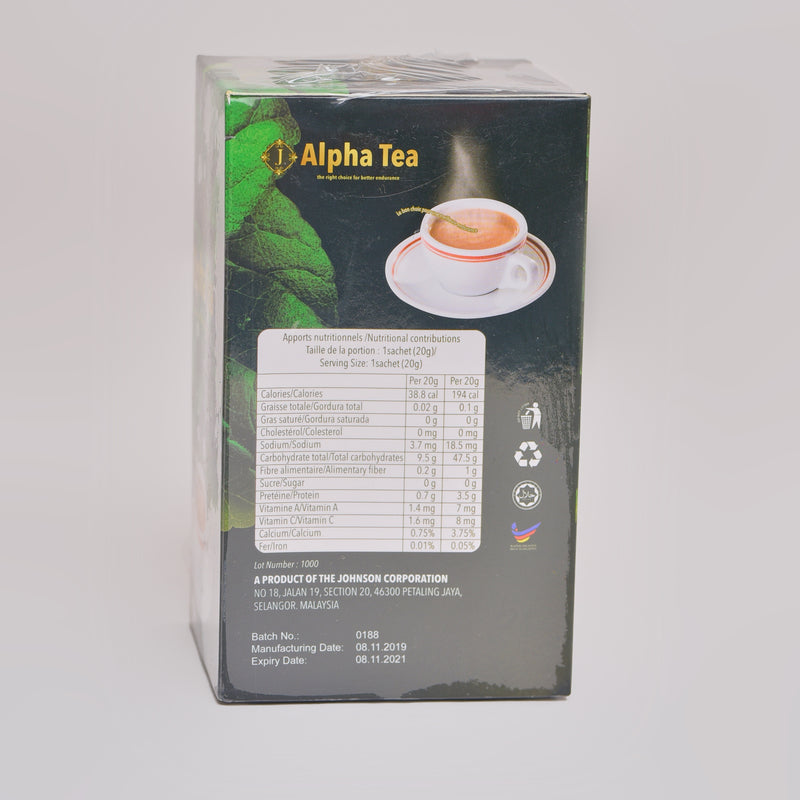 La santé par le bio-Alpha Tea vert-aphrodisiaque-10 sachets