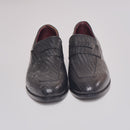 Shamma-chaussure noire en cuir-homme