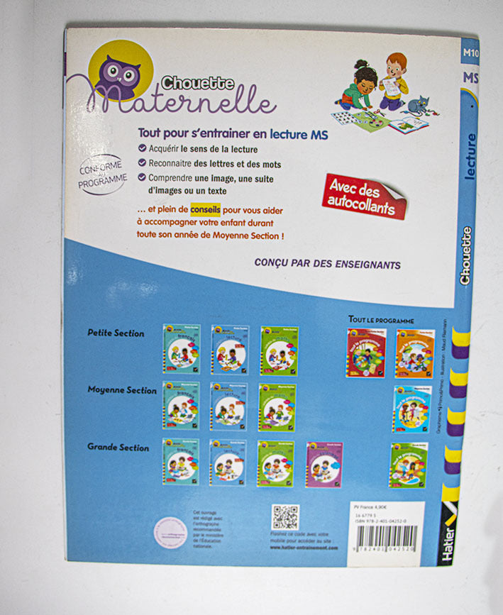 Librairie delphina : Chouette Maternelle Activités de lecture moyenne section.