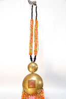 DIMITRI-TOURS- Collier africain perle en bronze et du cuivre