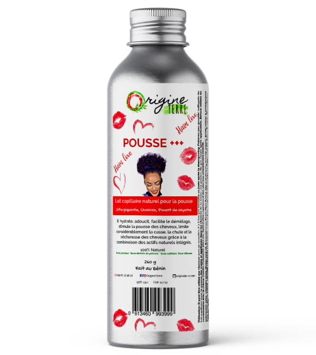 Origine Terre-Pousse +++ Lait capillaire naturel pour la pousse