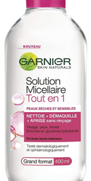 Garnier-Tout en 1 Solution Micellaire 400ML - GRAND MARCHÉ