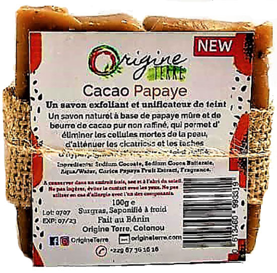 Savon Cacao Papaye