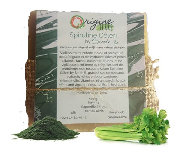 Savon Spiruline Céleri by Sarah B - GRAND MARCHÉ